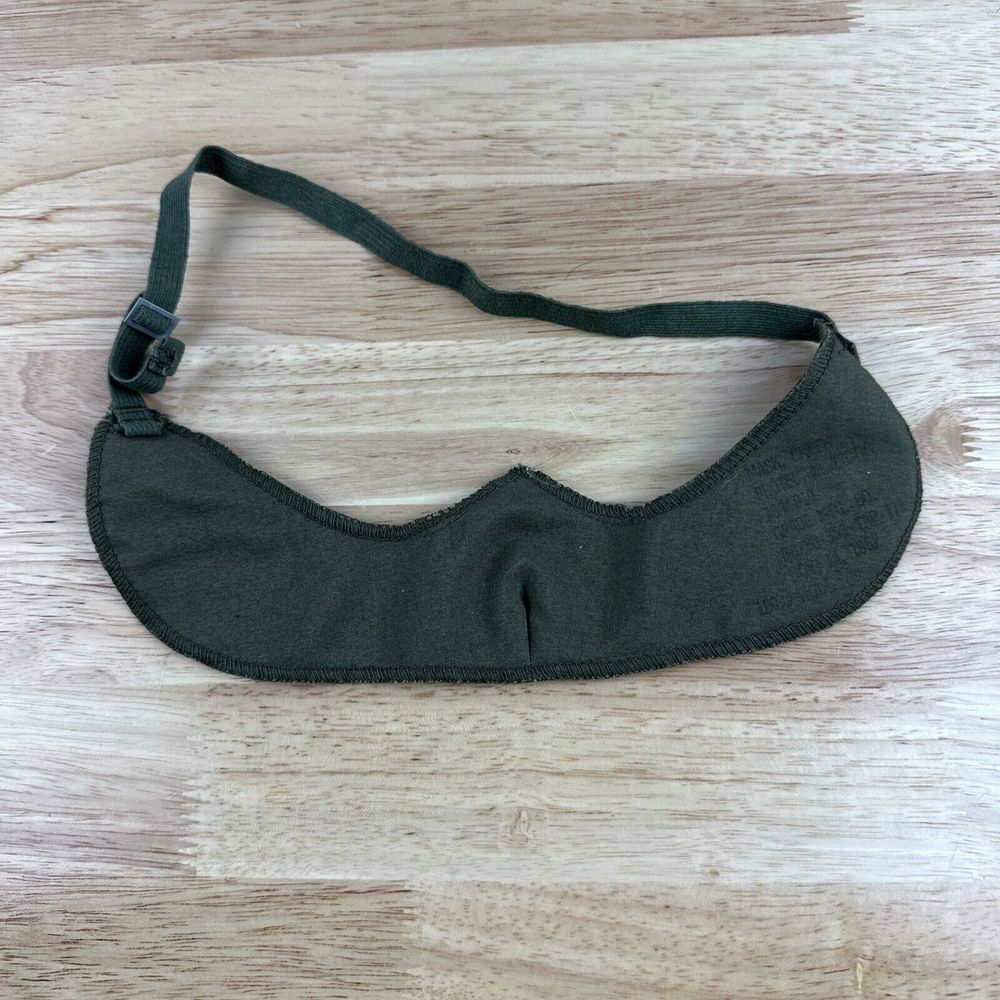 Vintage Military Army Felt Arctic Cheek Protector Mask 1952 North Mfg Co